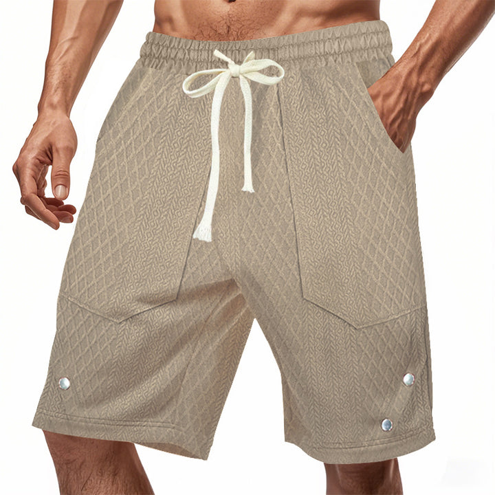 Herren lässige Cargo-Shorts mit strukturiertem Design und praktischen Seitentaschen Echoarchiv