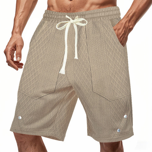 Herren lässige Cargo-Shorts mit strukturiertem Design und praktischen Seitentaschen Echoarchiv