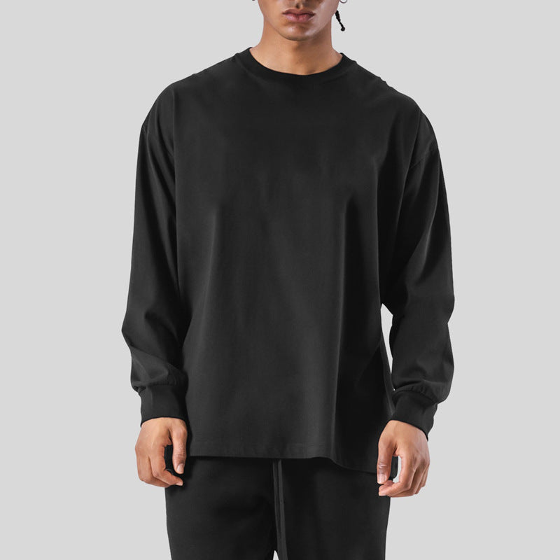 Herren Langarmshirt aus leichtem, atmungsaktivem Stoff Echoarchiv