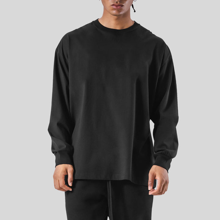 Herren Langarmshirt aus leichtem, atmungsaktivem Stoff Echoarchiv
