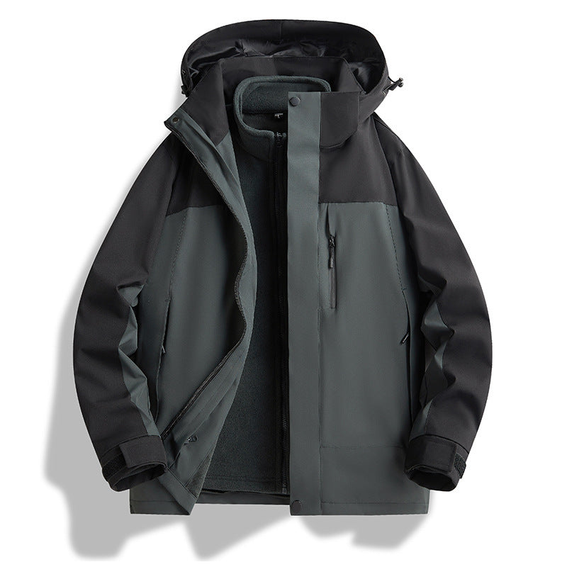 Herren Wasserfeste Funktionale Outdoor-Jacke Echo Archiv