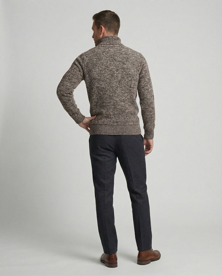 Herren Rollkragenpullover aus weicher Strickware Echoarchiv