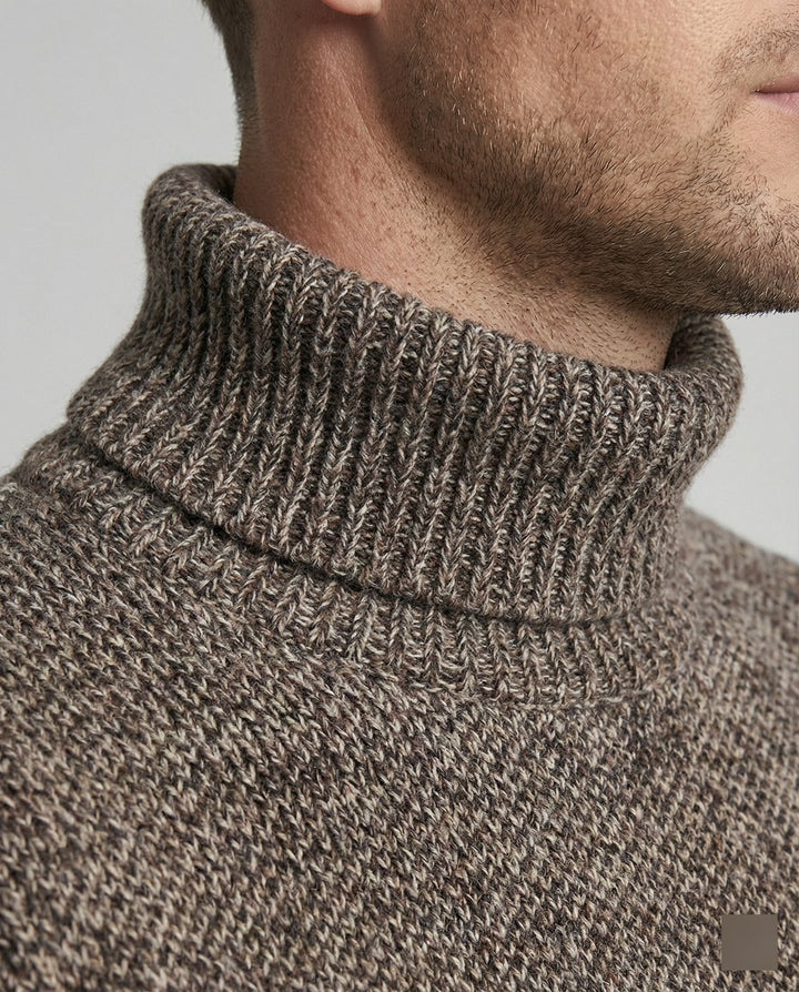 Herren Rollkragenpullover aus weicher Strickware Echoarchiv