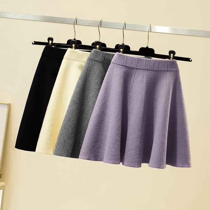 Damen Weit geschnittener, eleganter Midirock Echo Archiv