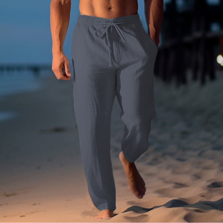 Herren atmungsaktive Strandhose mit verstellbarem Bund Echoarchiv