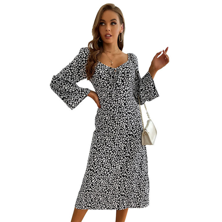 Damen Blumenkleid mit langen Ärmeln Echo Archiv