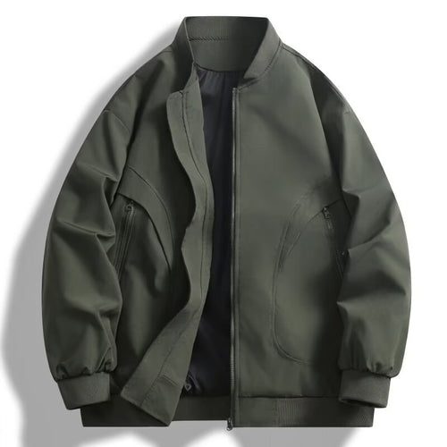 Unisex sportliche Steppjacke mit hochgeschloßener Kragen und praktischen Taschen Echoarchiv