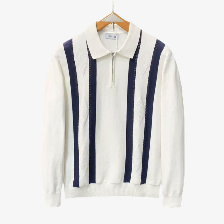 Herren Stilvolles Kurzarm Poloshirt mit strukturiertem Design Echo Archiv
