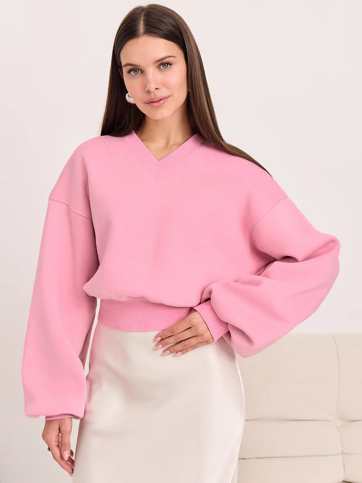 Damen Modischer Oversized Pullover Echo Archiv