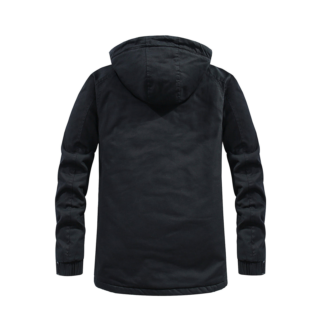 Herren Thermo‑Langparka im Fieldstil mit wärmender Plüschinnenseite und verdeckter Front – Montevé