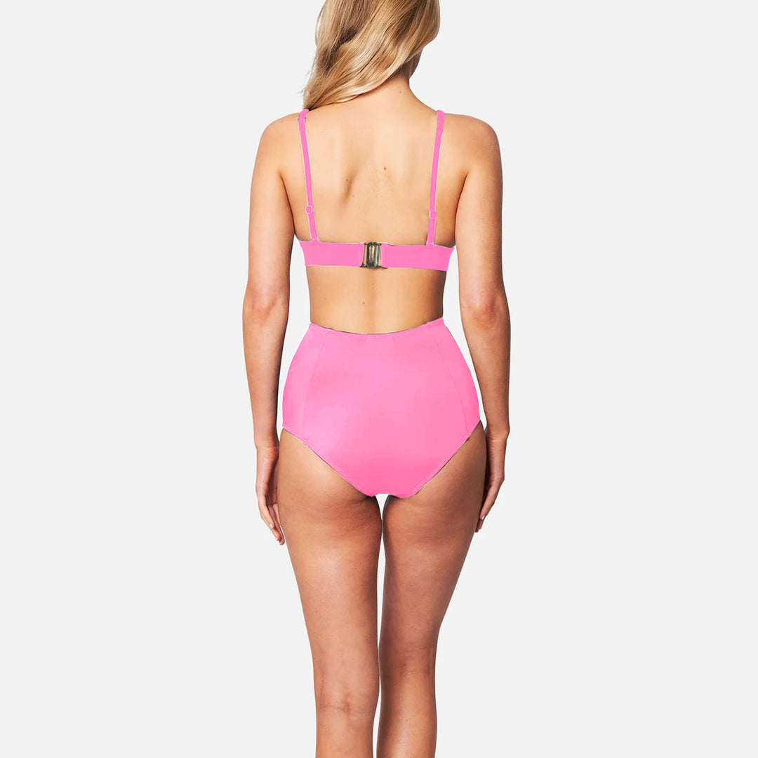 Damen Hochgeschnittener Bikini mit tiefem V-Ausschnitt Echo Archiv