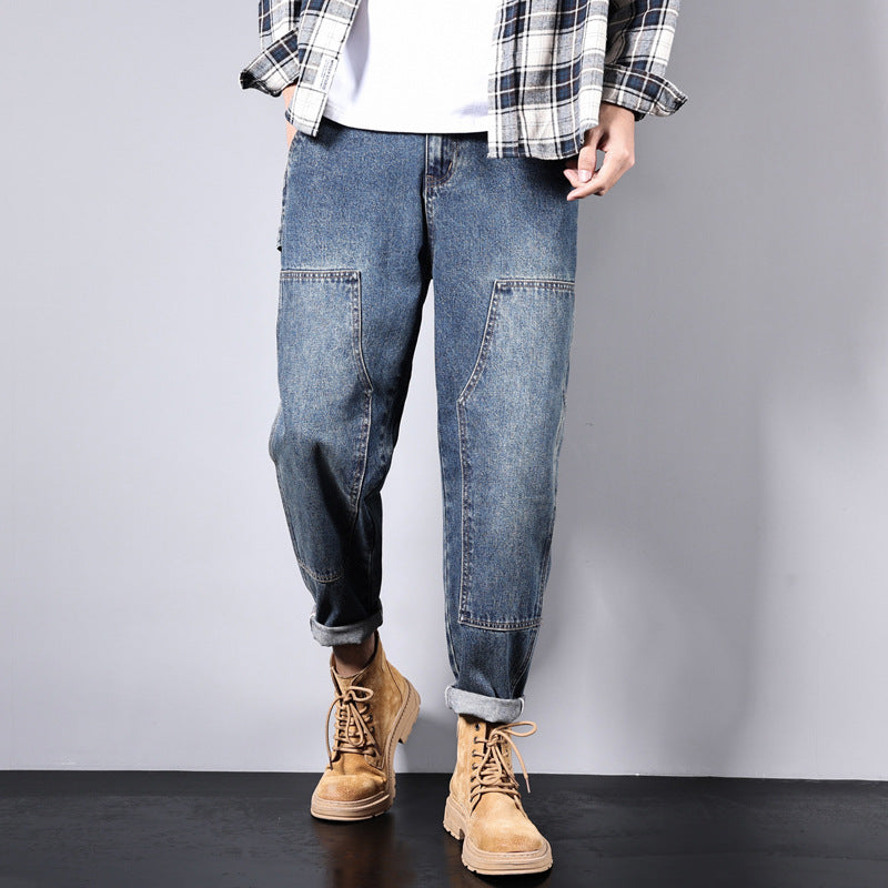 Herren Bequeme Vintage Cargo-Jeans Echoarchiv