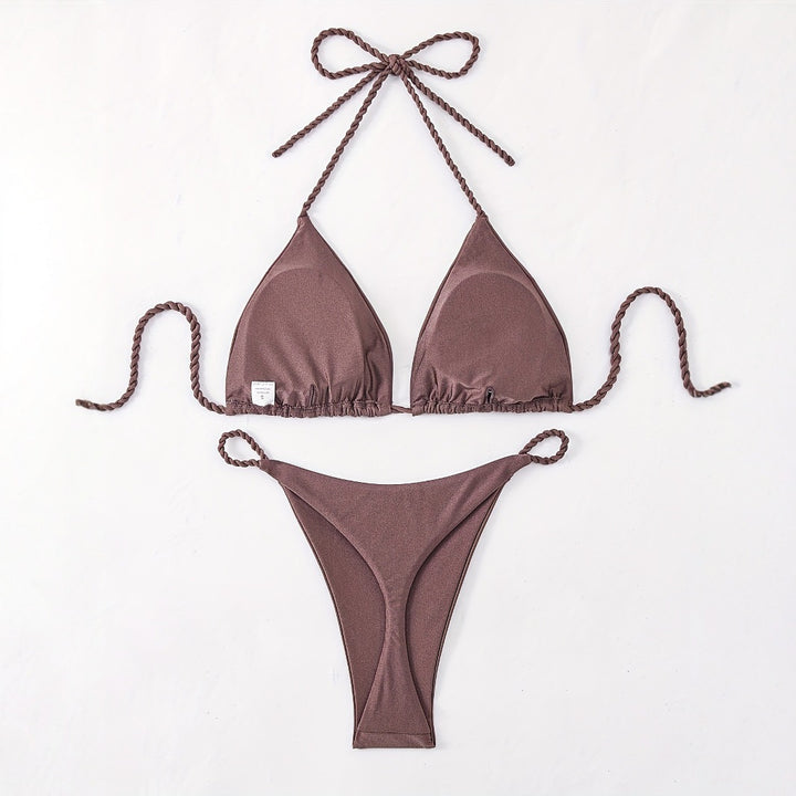 Damen Triangel-Bikini mit geflochtenen Trägern Echo Archiv
