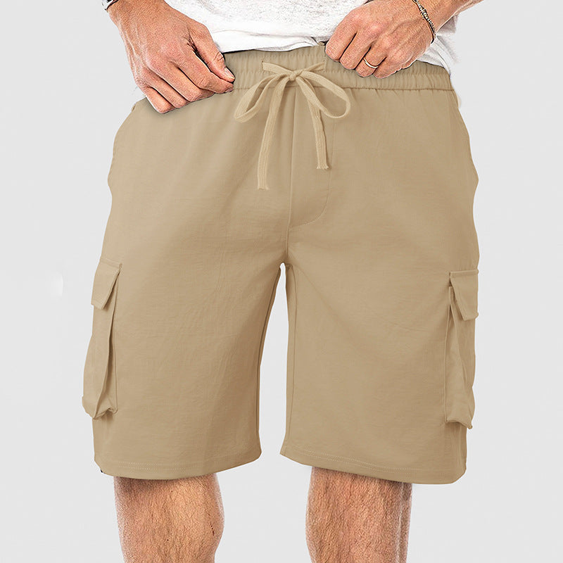 Herren Cargo-Shorts mit elastischem Bund und praktischem Taschen-Design Echoarchiv