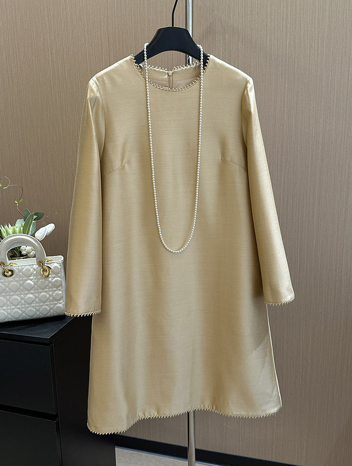 Damen Elegantes Drape Kleid Echoarchiv