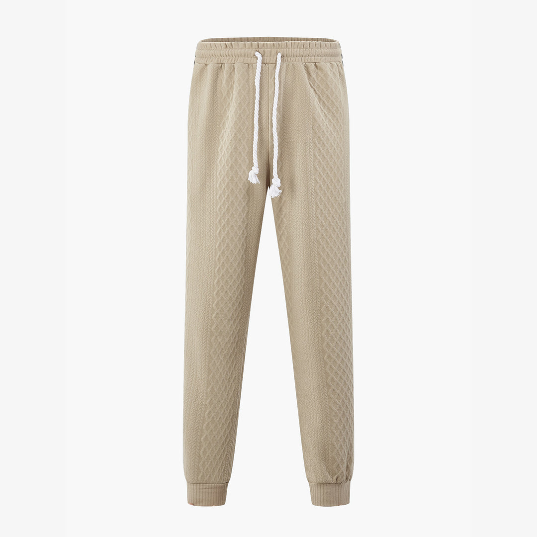Herren lässige Sweatpants mit elastischem Bund und Kordelzug Echoarchiv