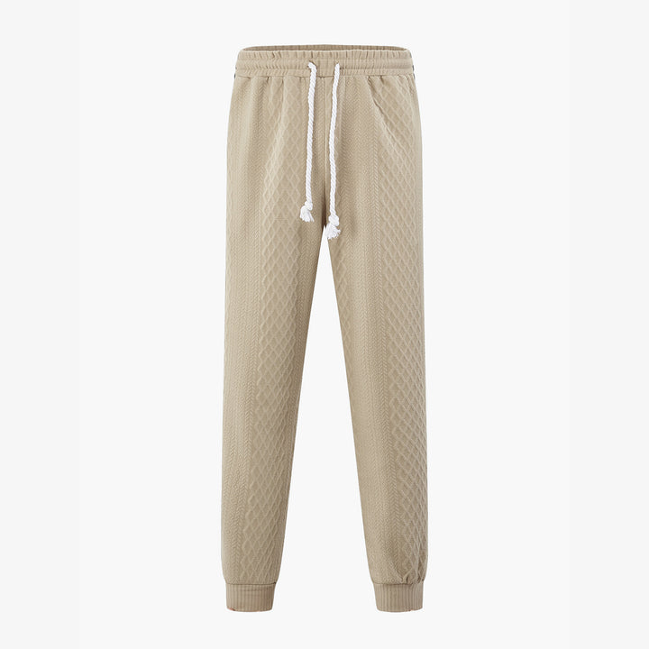 Herren lässige Sweatpants mit elastischem Bund und Kordelzug Echoarchiv