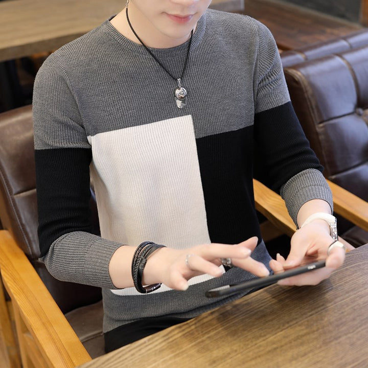 Herren modisches Sweatshirt mit geometrischem Muster Echoarchiv