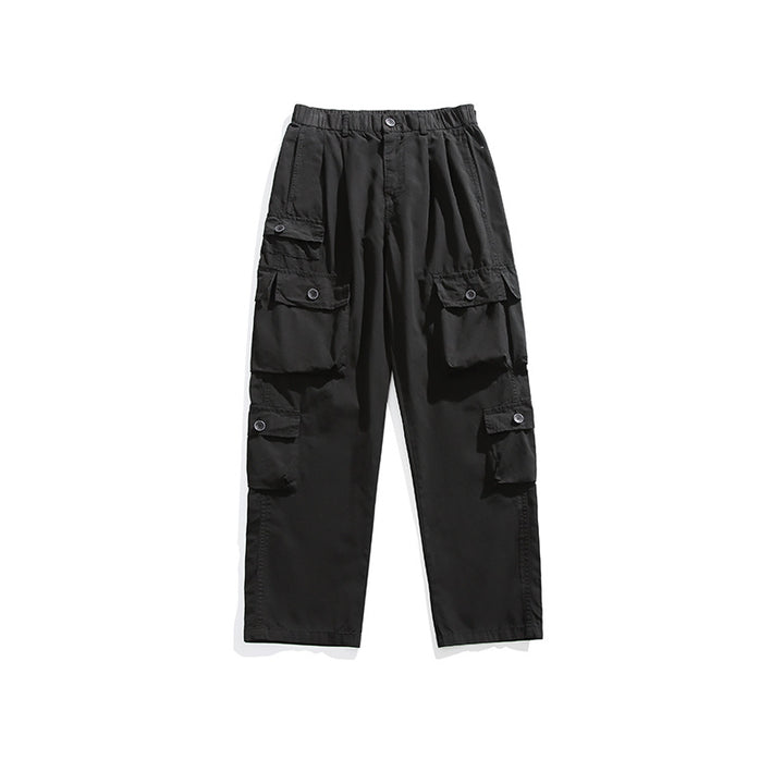 Herren Leichte Relaxed-Cargo-Hose mit elastischem Bund und Mehrfachtaschen Echo Archiv