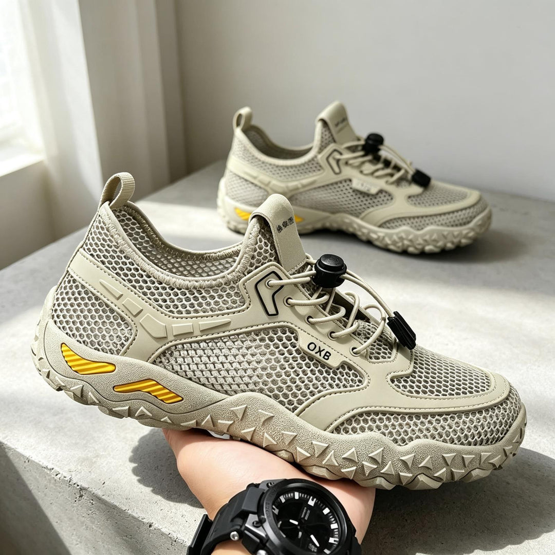 Herren Atmungsaktive Mesh-Sneaker mit Schnellschnürsystem Echoarchiv