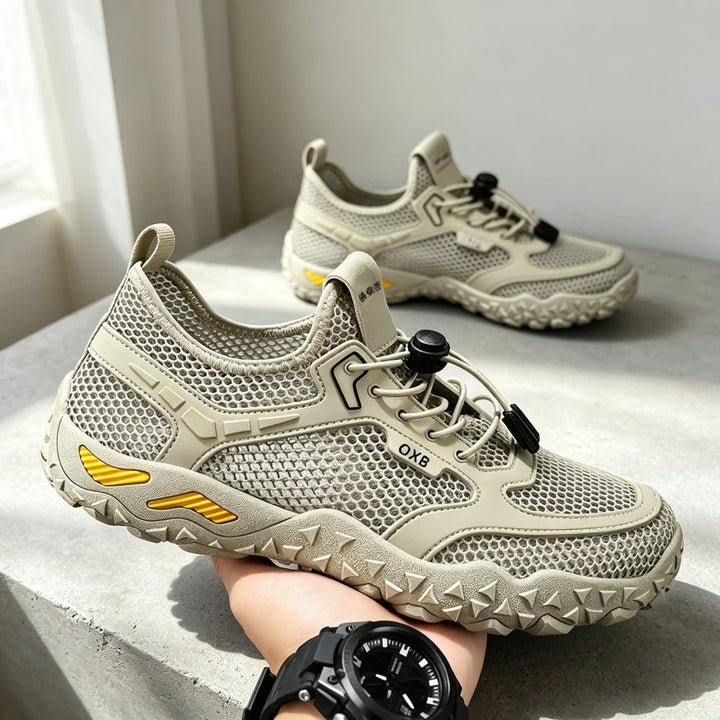 Herren Atmungsaktive Mesh-Sneaker mit Schnellschnürsystem Echoarchiv