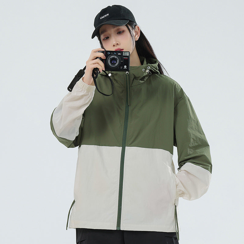 Herren Sportliche Windbreaker-Jacke Echoarchiv
