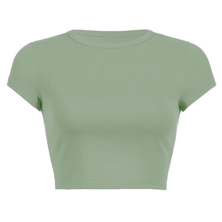 Damen Figurbetontes Crop-Top Echo Archiv