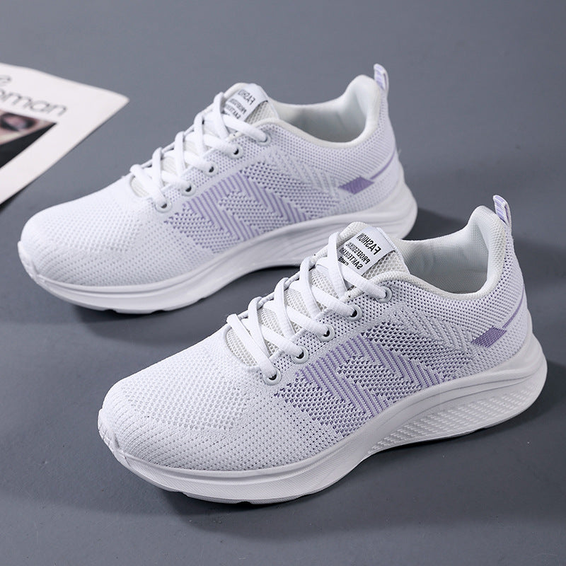 Damen nan leichter Strick-Fitnesssneaker mit nahtlosem Obermaterial, adaptiver EVA-Dämpfung und ergonomischem Fersenpolster Echo Archiv
