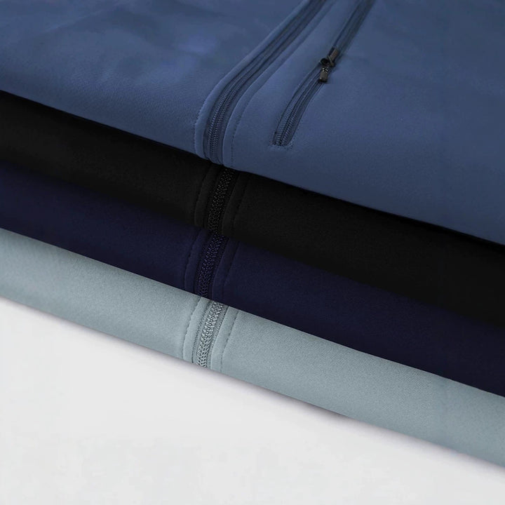 Herren Sherpa-gefütterte Softshell-Weste mit Stehkragen und Reißverschlusstaschen Echoarchiv