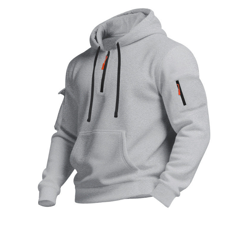 Herren Sweatshirt mit funktionalen Taschen Echoarchiv