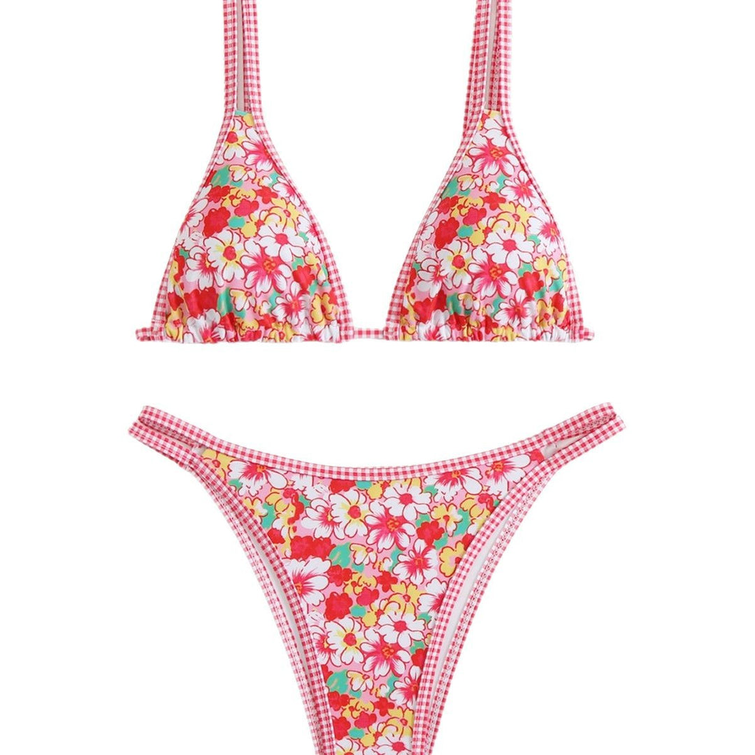 Damen Bikini-Set mit verspieltem Motiv und verstellbaren Trägern Echo Archiv