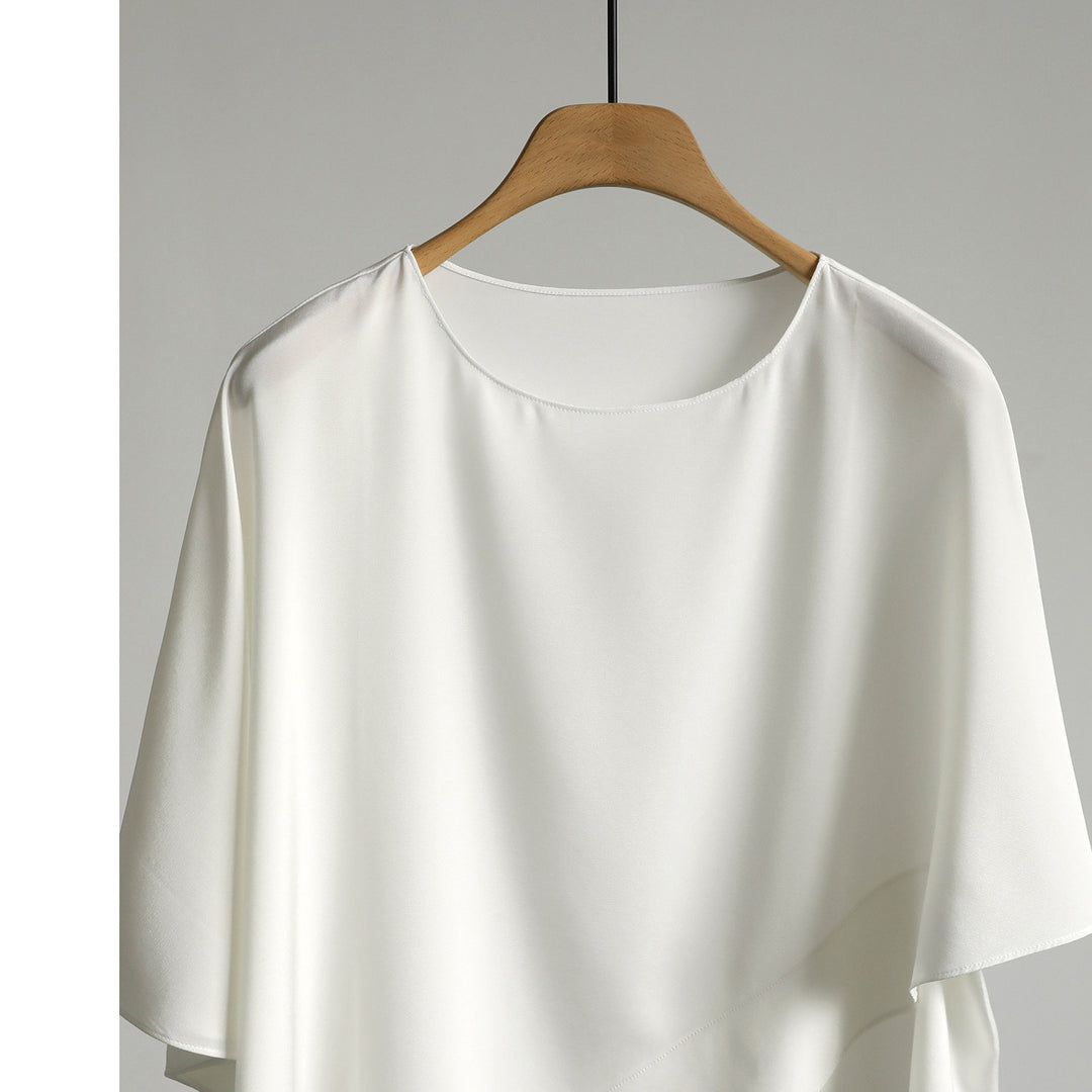 Damen Modische Wickelbluse Echoarchiv
