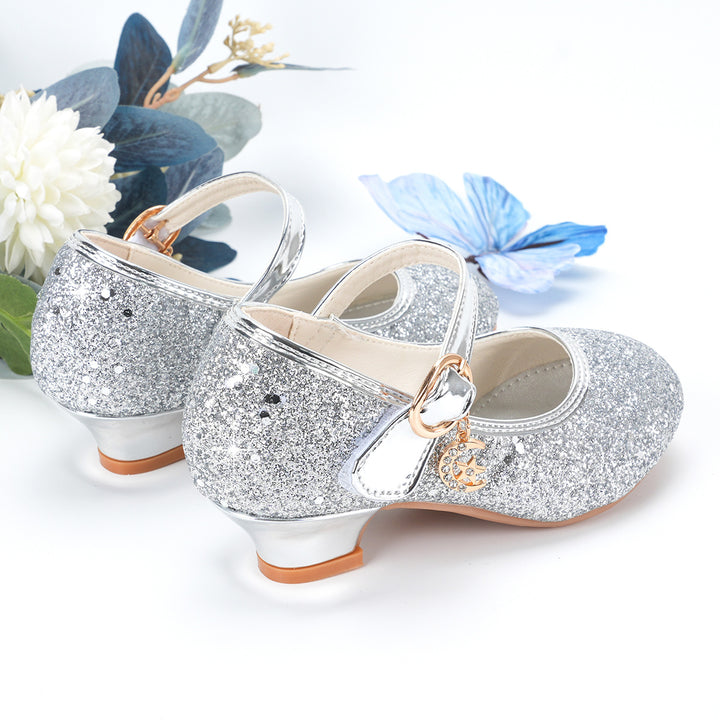 Mädchen Glitzernde Ballerinas mit verstellbarem Riemen und Schmuckdetails Echo Archiv