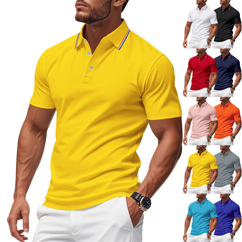 Herren Poloshirt mit modernem Kragen und feuchtigkeitsregulierender Technologie Echoarchiv