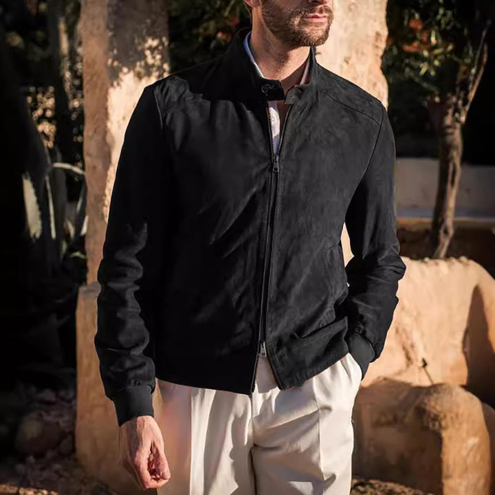 Herren Sportliche Leichte Jacke mit modernem Kragen Echoarchiv