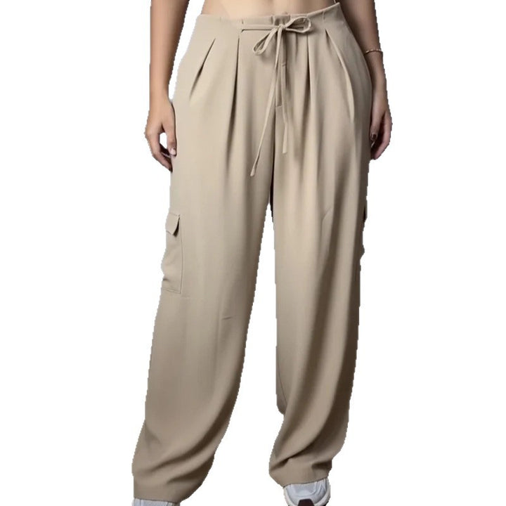Damen Modische Cargo-Hose mit weitem Bein Echo Archiv
