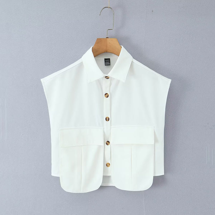 Damen Cropped Bluse mit asymmetrischem Rock Echo Archiv