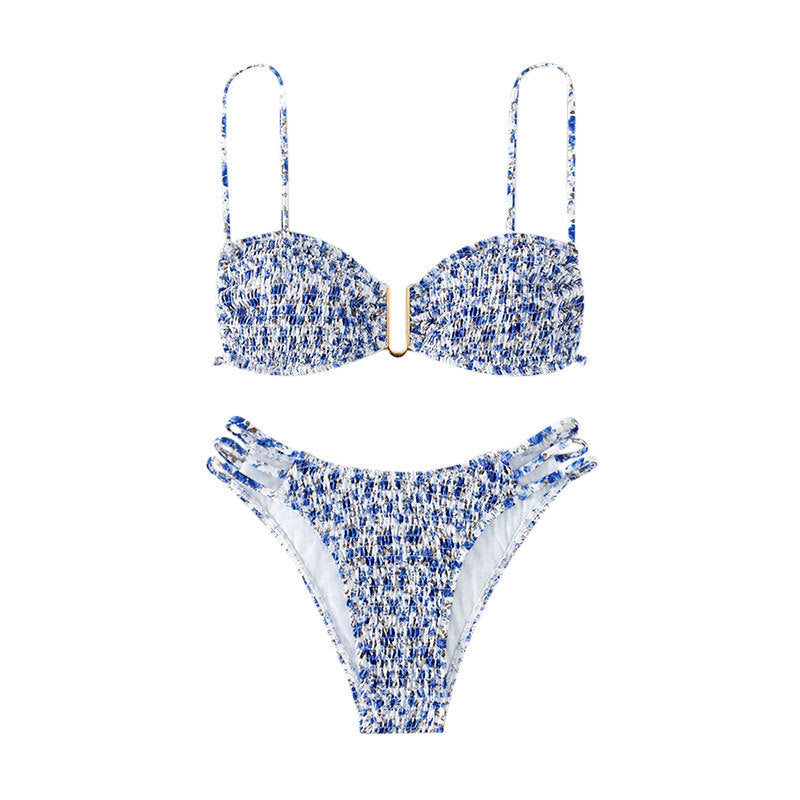 Damen Bikini-Set mit raffiniertem Design und modischen Trägerdetails Echo Archiv