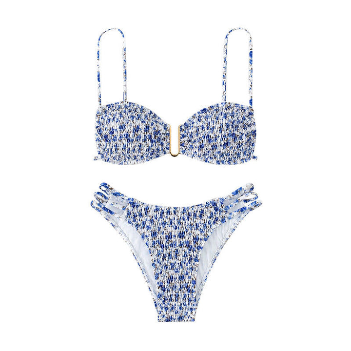 Damen Bikini-Set mit raffiniertem Design und modischen Trägerdetails Echo Archiv