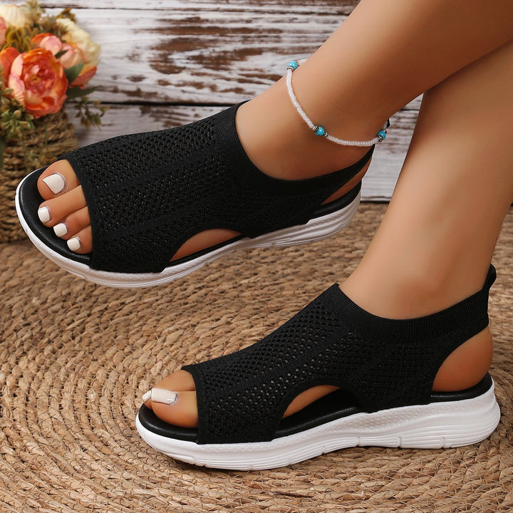 Damen atmungsaktive Badeschuhe mit rutschfester Sohle und elastischem Knöchelansatz Echoarchiv