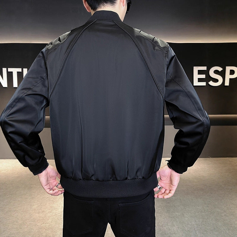 Herren Modische Bomberjacke mit praktischen Taschen Echoarchiv
