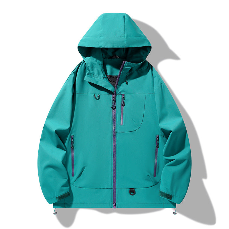 Herren Nano wasserdichte Softshell-Jacke mit geschweißten Nähten, versteckter Brusttasche und verstellbarem Saum – Taviero
