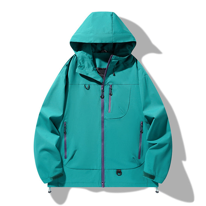 Herren Nano wasserdichte Softshell-Jacke mit geschweißten Nähten, versteckter Brusttasche und verstellbarem Saum – Taviero