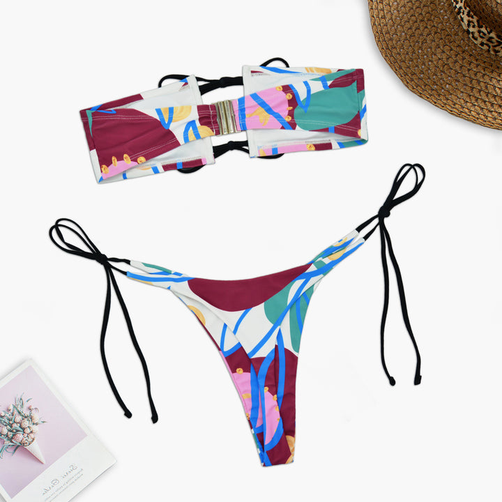 Damen Bandeau-Bikini mit stilvollem Bindesystem Echo Archiv