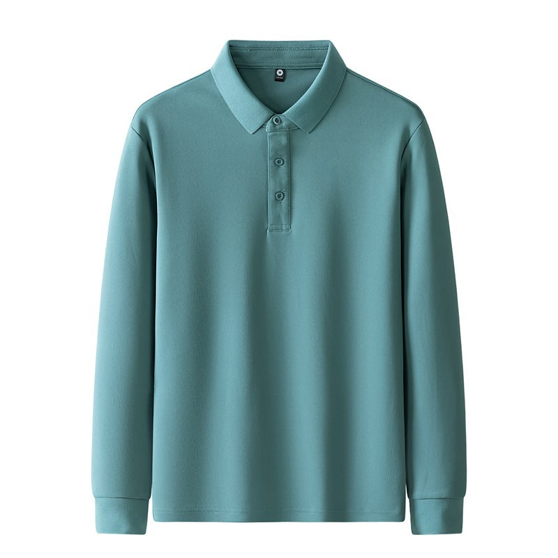 Damen Poloshirt mit langem Arm und Knopfdetails Echo Archiv