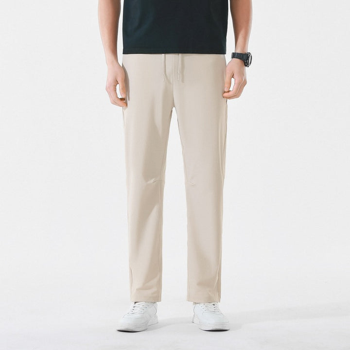 Herren Relaxed-Performance-Freizeithose mit elastischem Tunnelzug, schnell trocknendem Stretch & geradem Bein Echoarchiv