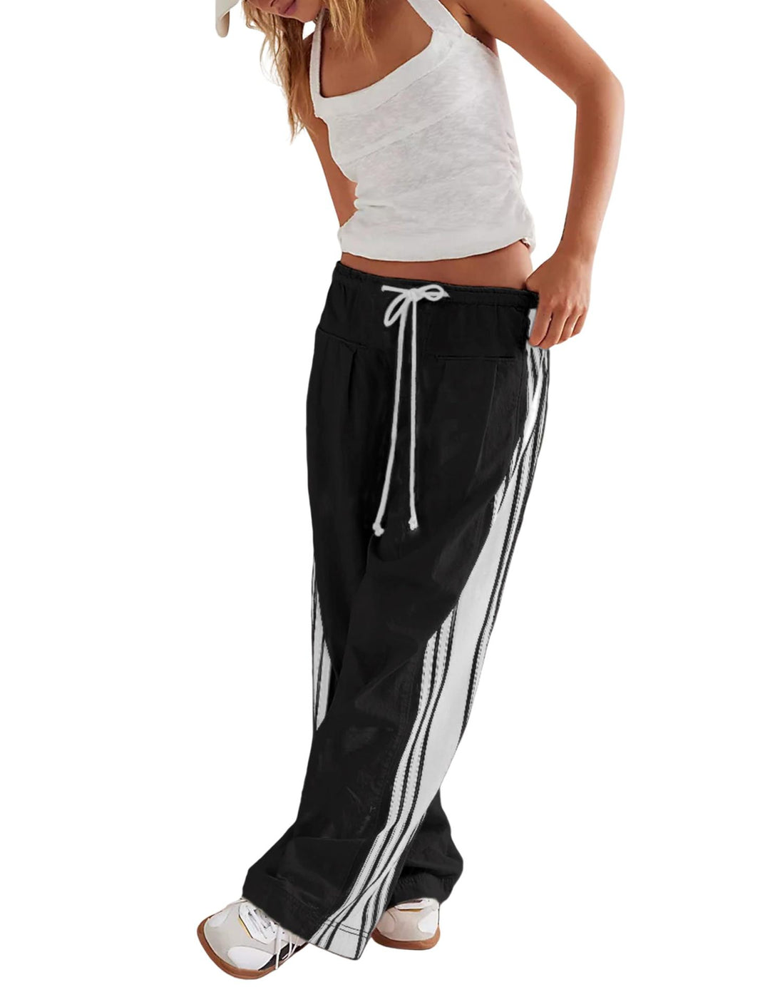 Damen Lässige Sporthose mit seitlichen Streifen Echo Archiv
