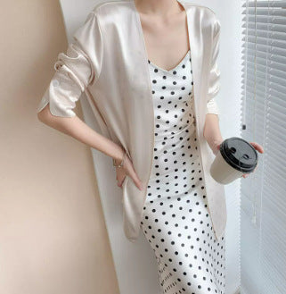 Damen Satin Robe Echoarchiv