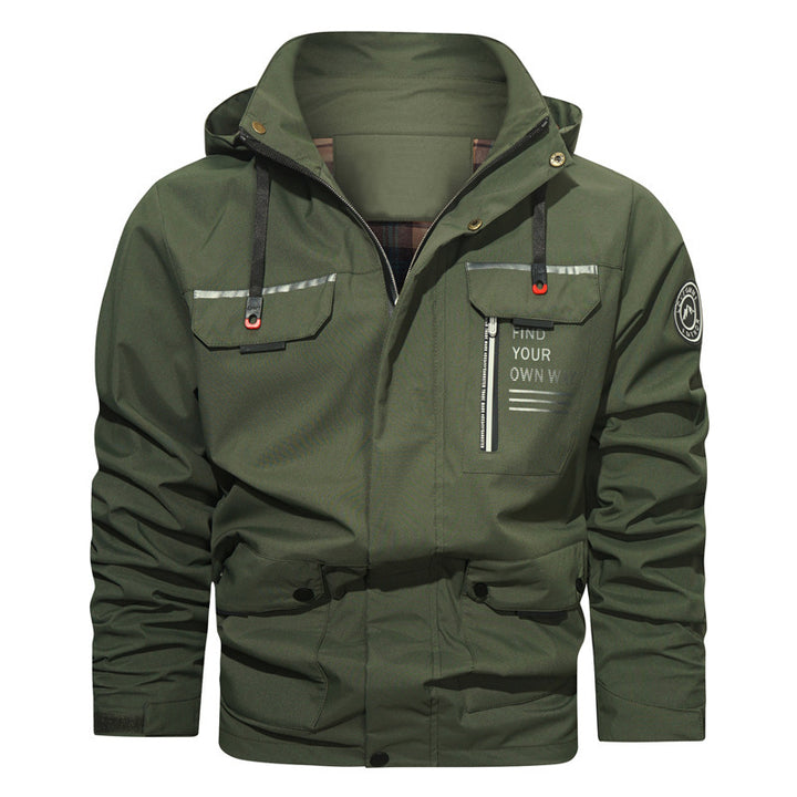 Herren Technische Outdoorjacke mit praktischen Taschen Echo Archiv