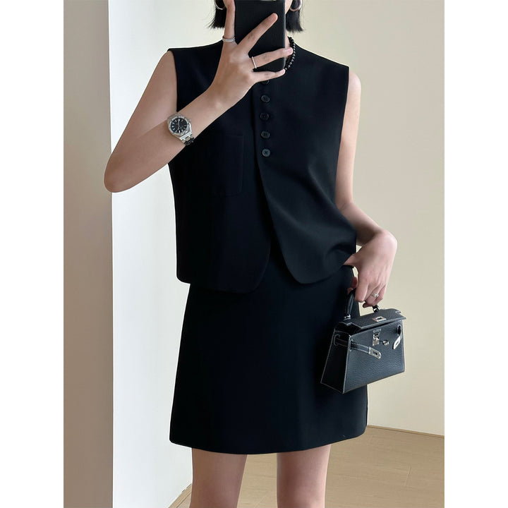 Damen Modisches Blazer-Kleid-Set Echoarchiv